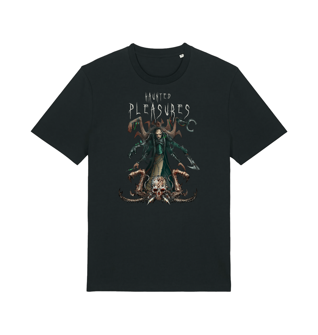 Black Printed T-shirt Front